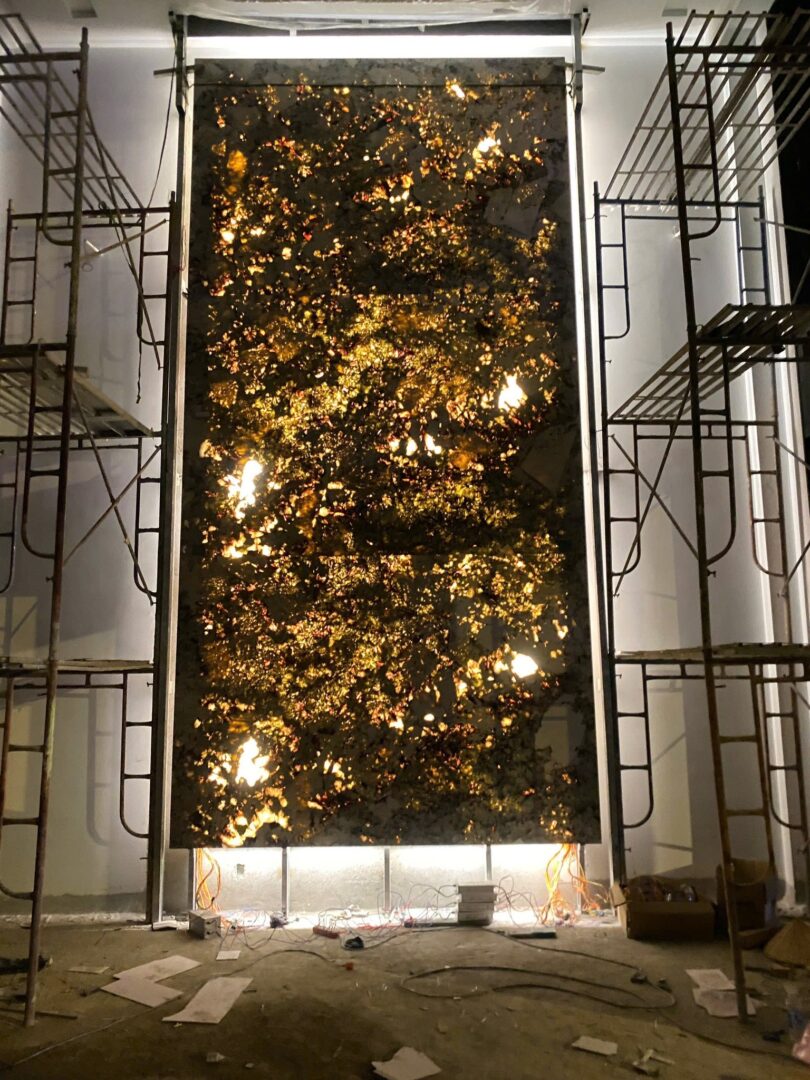 Tranh đá onyx xuyên sáng