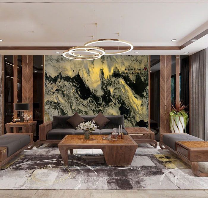 Vân đá tự nhiên như một bức tranh