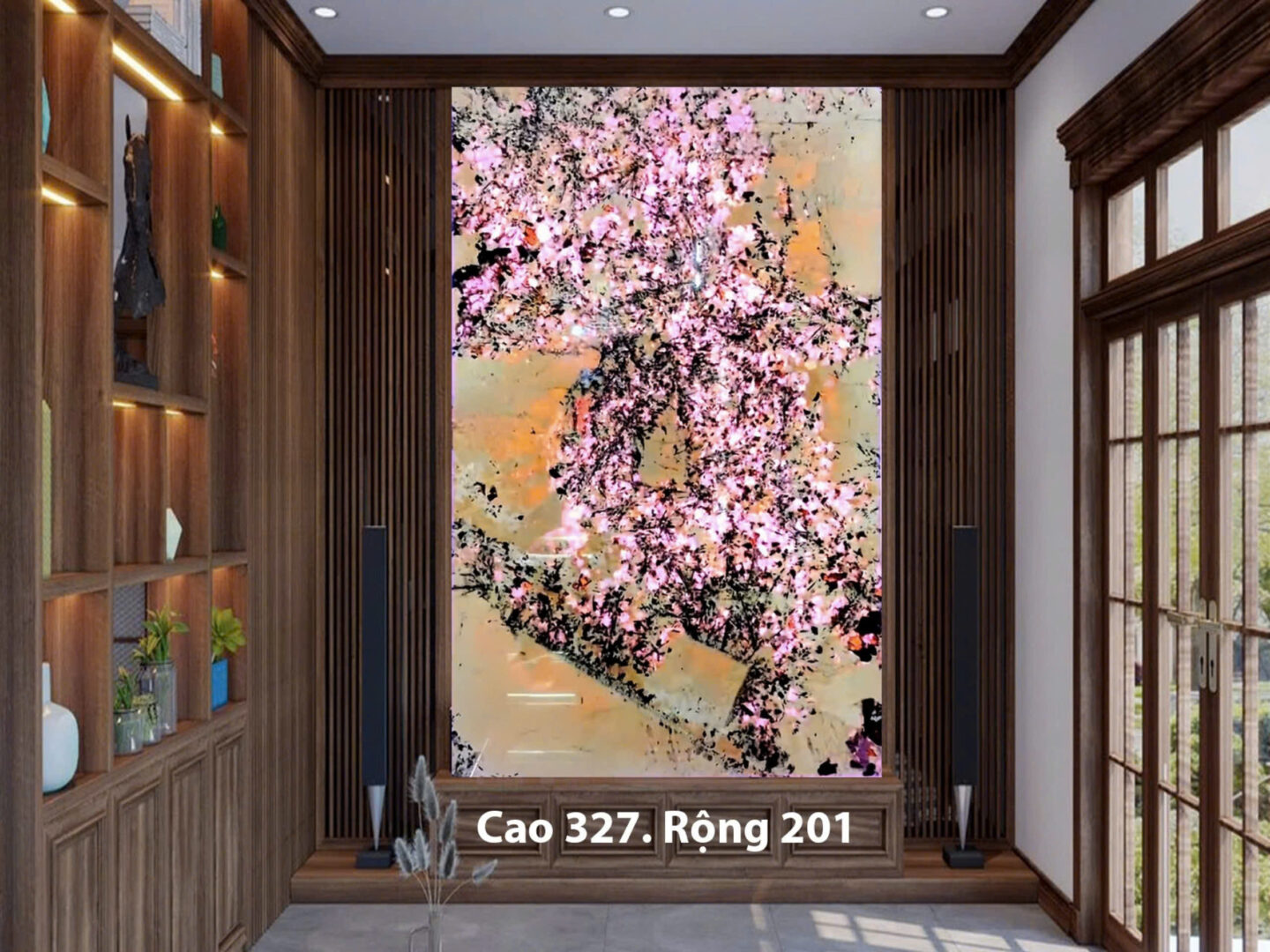 Tranh đá thạch anh 1 tấm